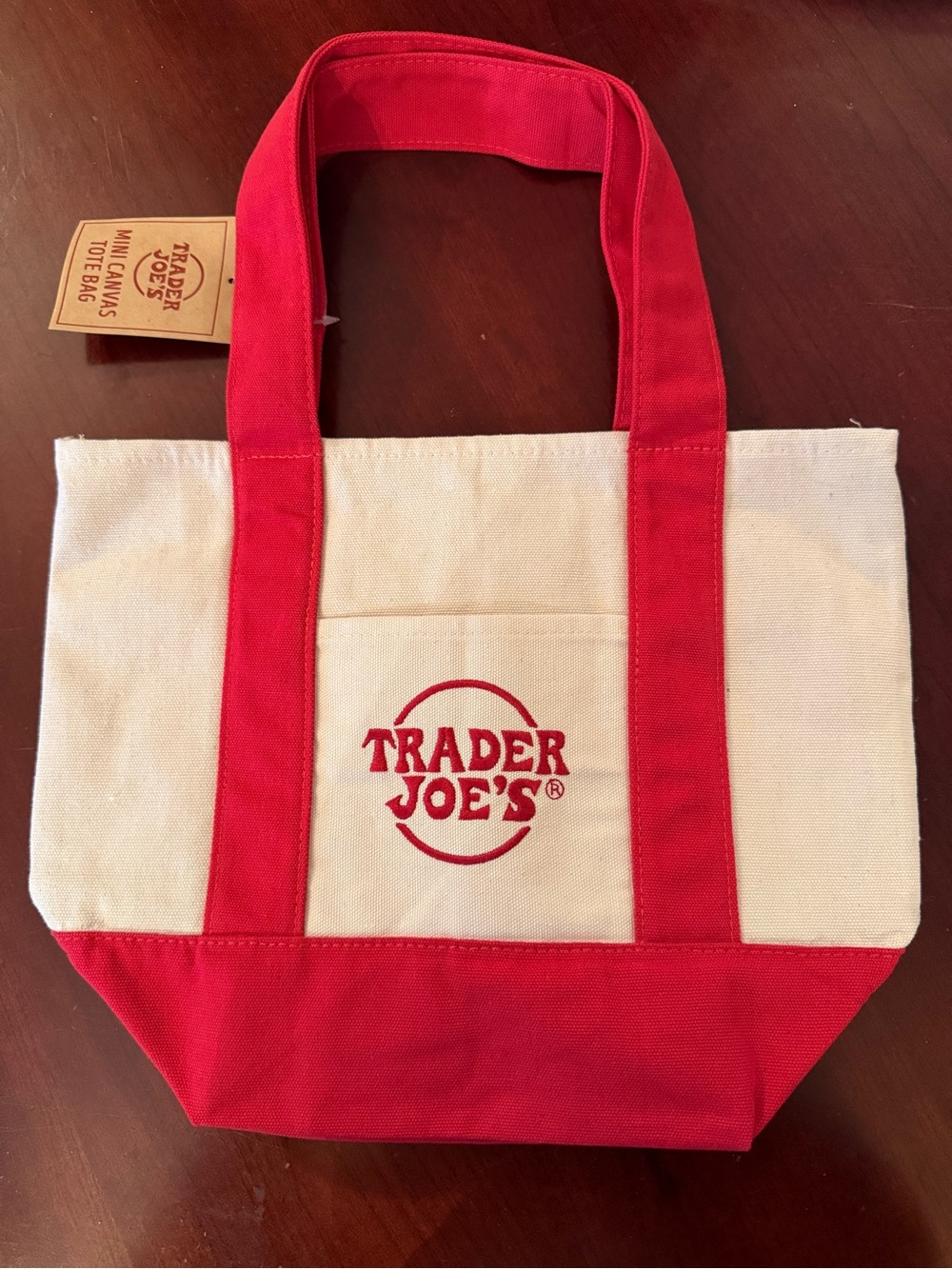 Trader Joe’s Canvas Mini Tote Bag
